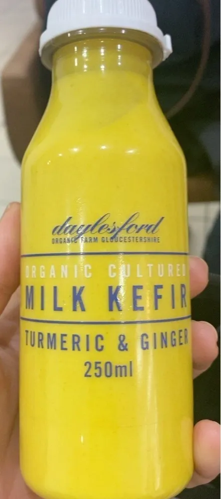 Daylesford organic cultured milk kefir turmeric and ginger
