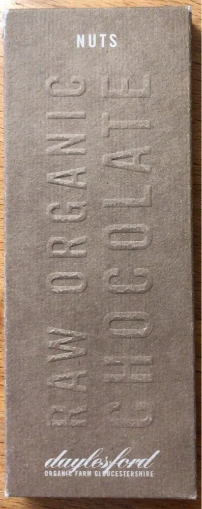 Raw organic chocolate - nuts