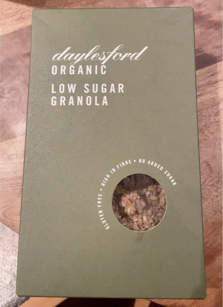 Low sugar granola