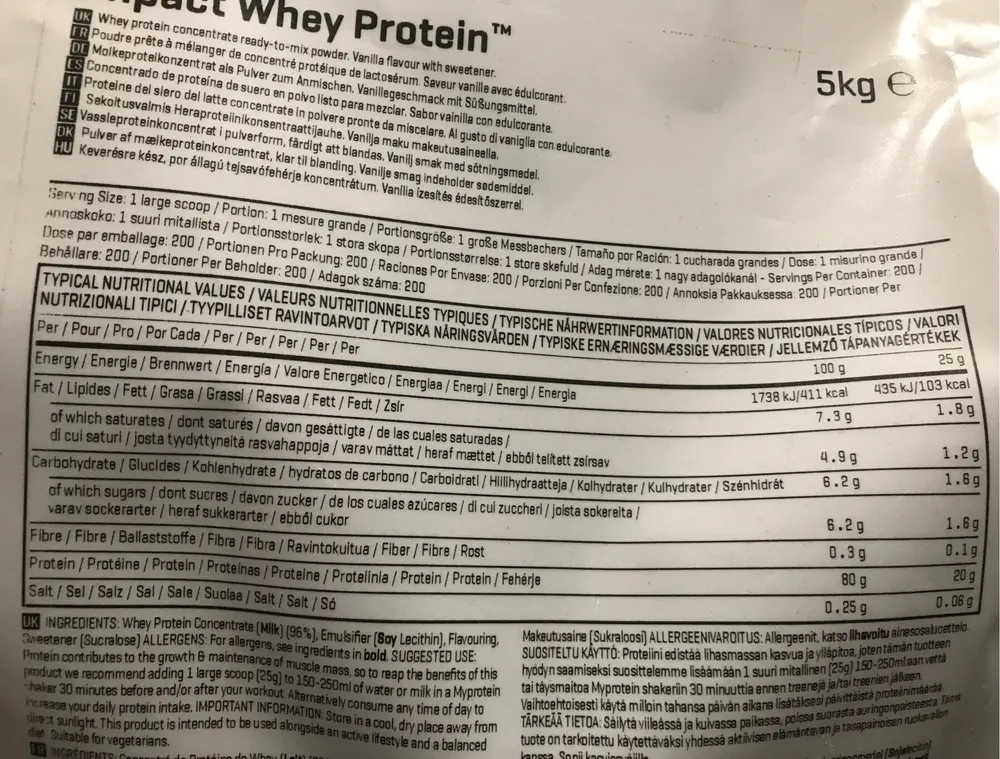 Impact Whey Protein