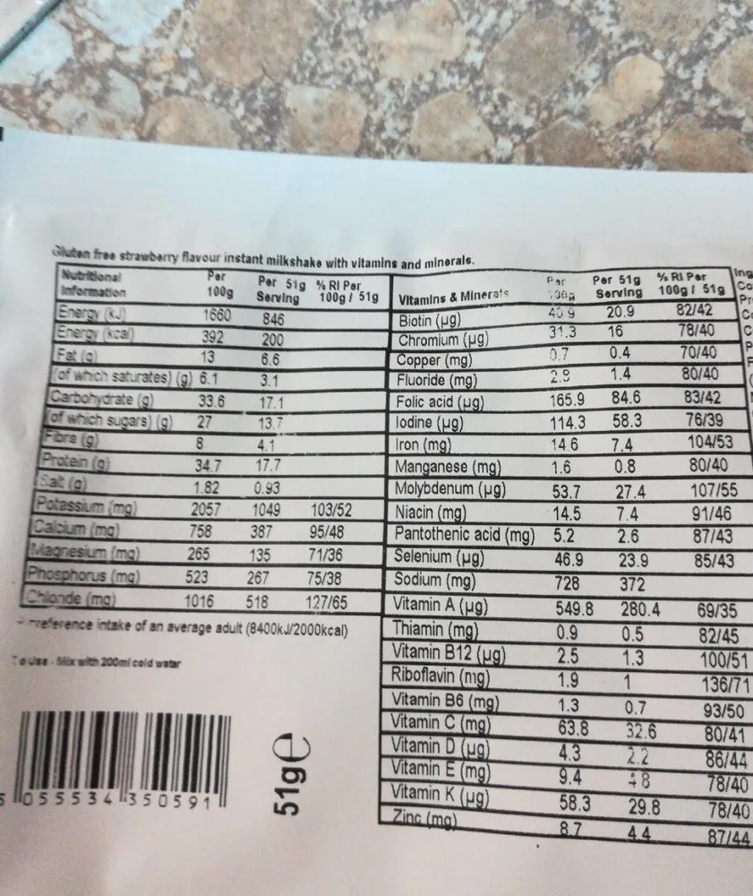 Batido de proteínas