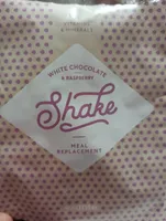 White chocolate & raspberry shake