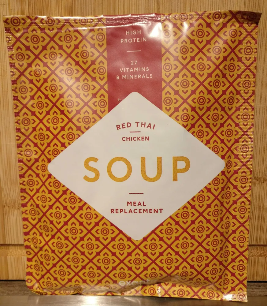 red thai chicken soup