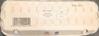 12 medium free range eggs