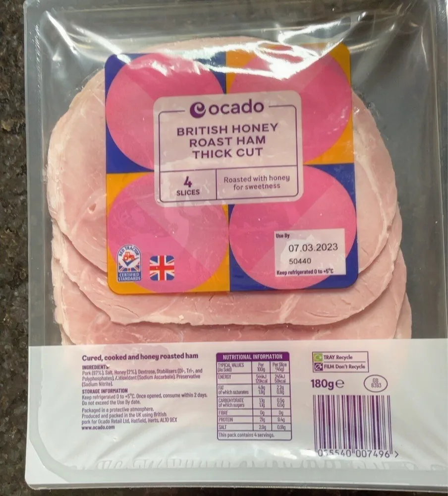 British Honey Roast Ham Thick Cut