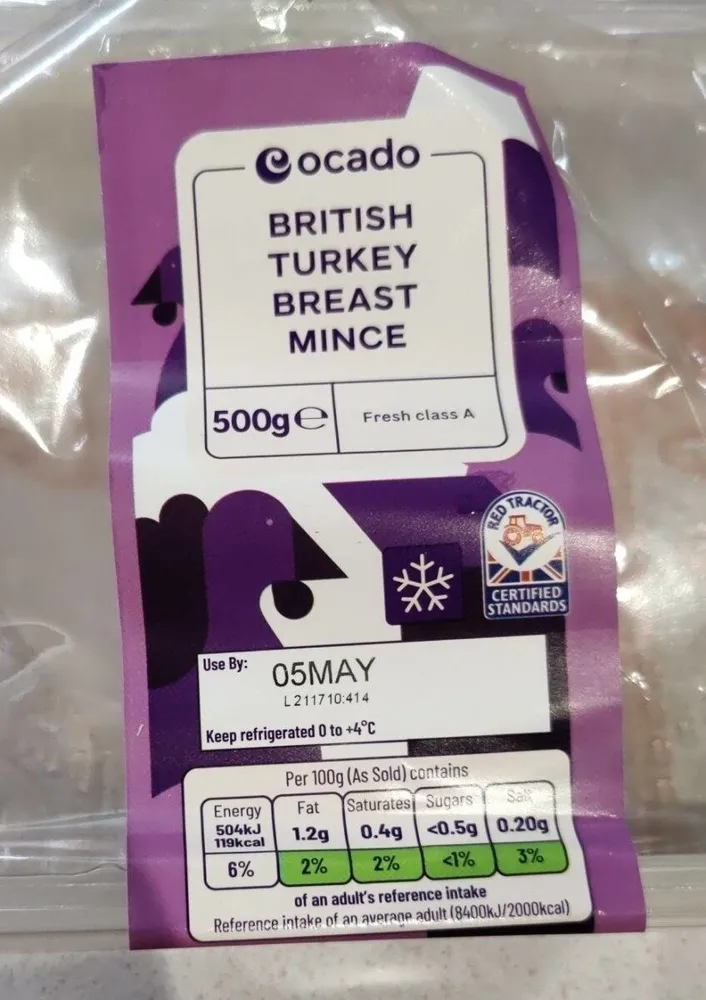 British Turkey Breast Mince