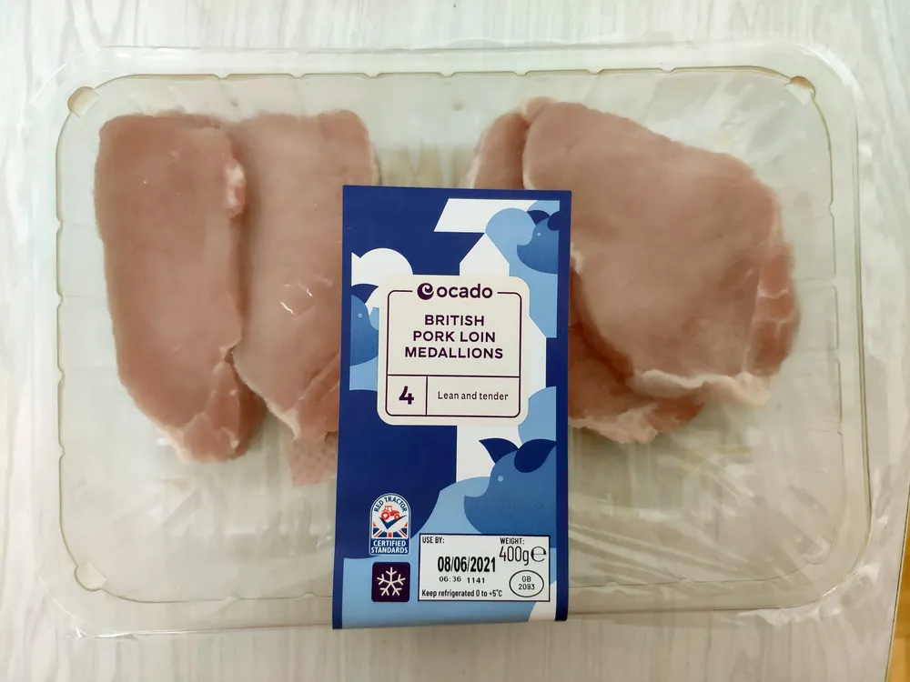 British pork loin medallions