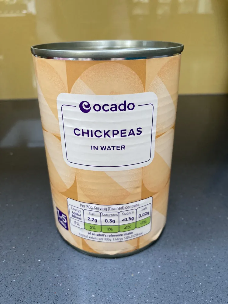 CHICKPEAS IN WATER