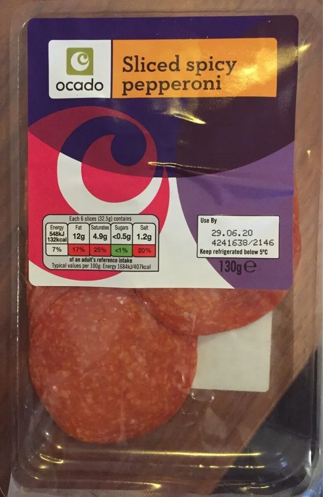 Sliced Spicy Pepperoni