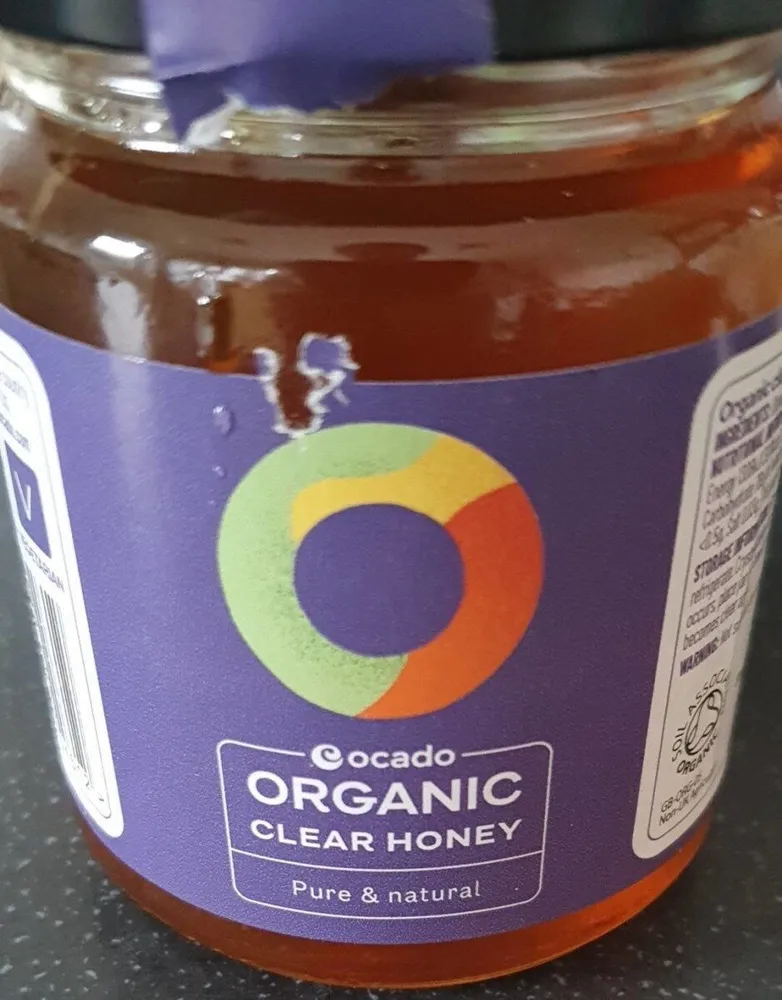 Organic clear honey