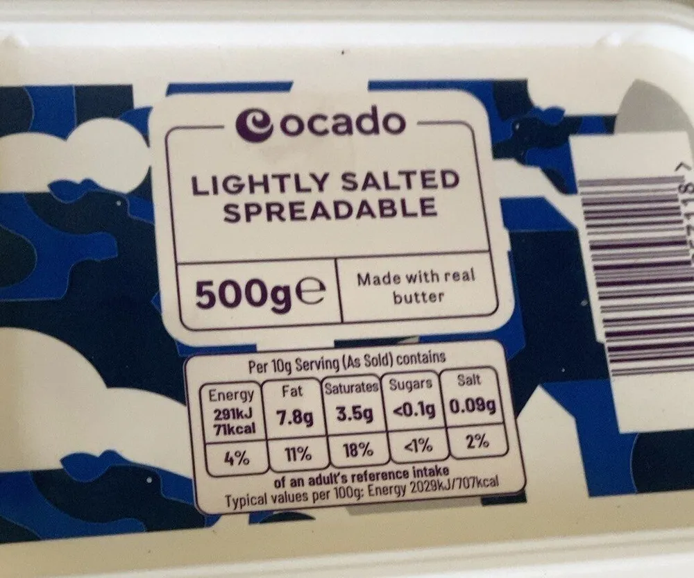 Lightly Salted Spreadable