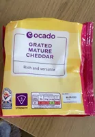 Grated mature cheddar cheese