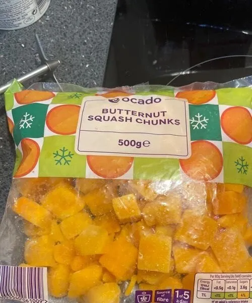Butternut squash chunks