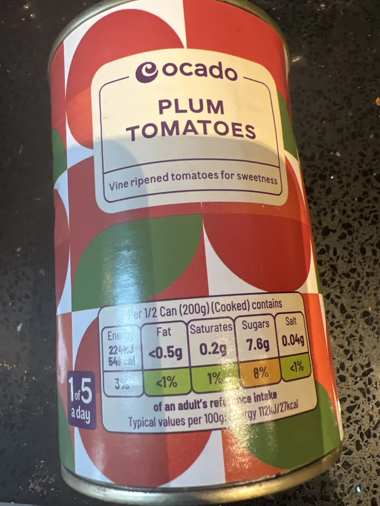 plum tomatoes