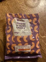Roasted and salted cashew nuts