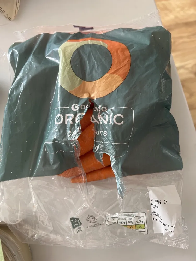 Organic carrots