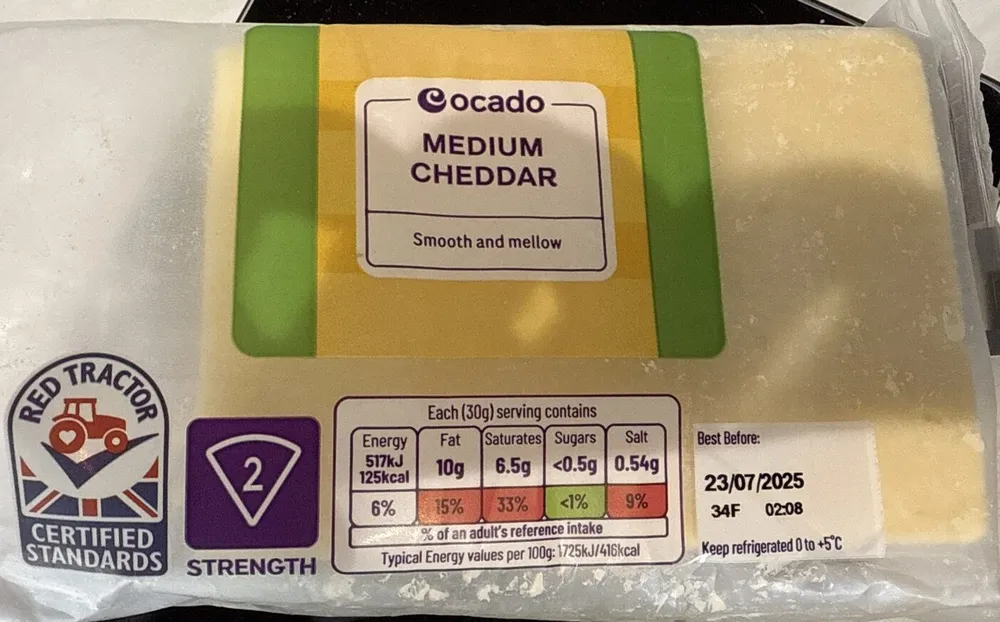 Medium Cheddar