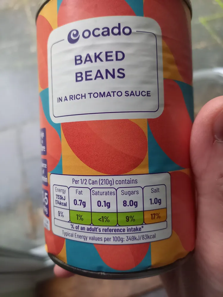 BAKED BEANS IN A RICH TOMATO SAUCE