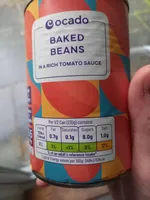 BAKED BEANS IN A RICH TOMATO SAUCE