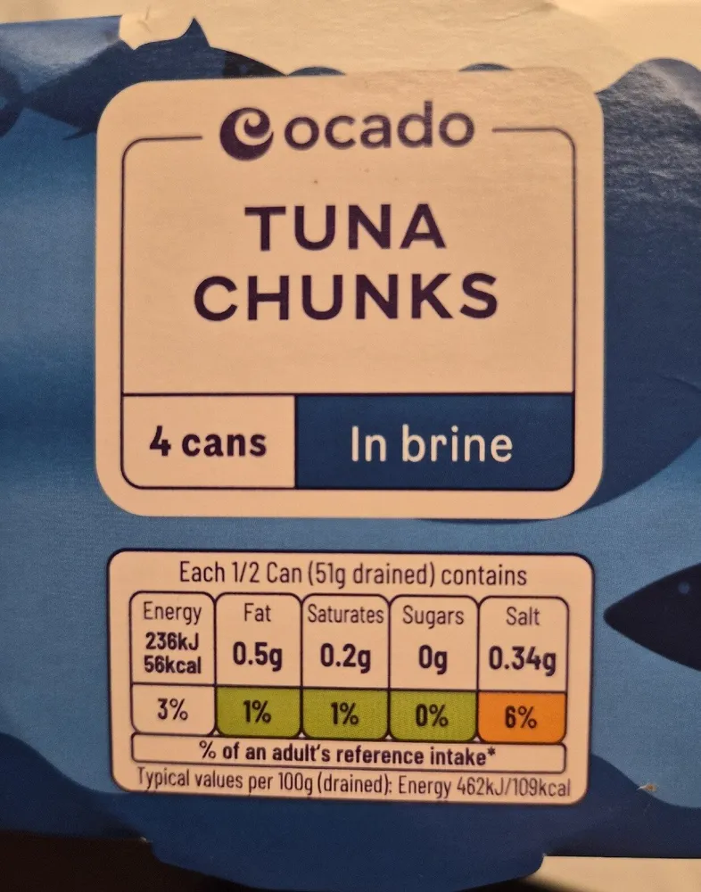 Tuna Chunks in Brine