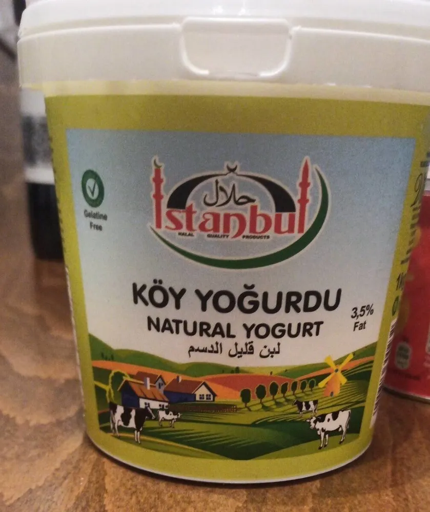 Natural yogurt