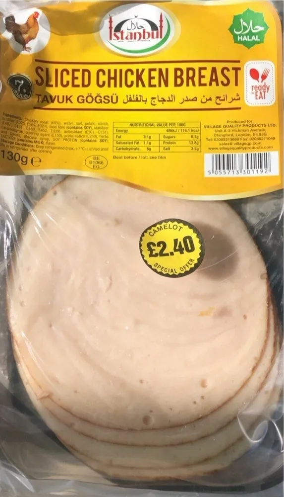SLICED CHICKEN BREAST