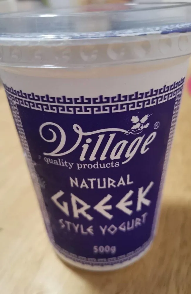 Greek style natural yogurt