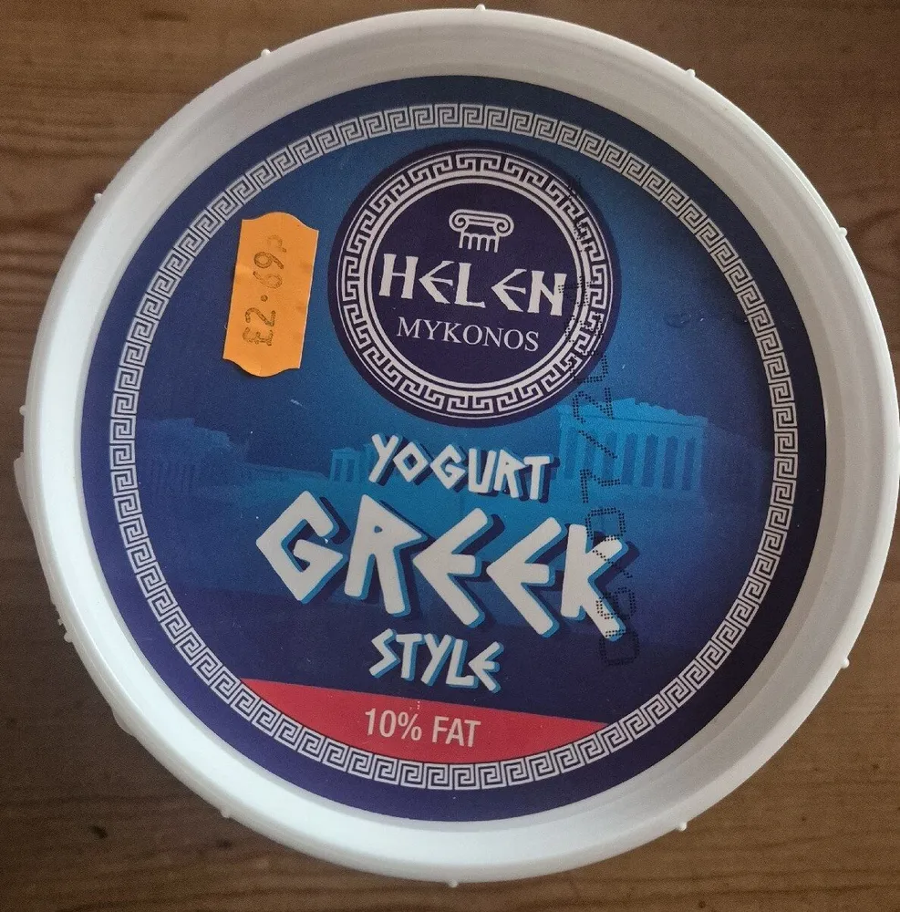 Greek Style Yogurt (10% Fat)