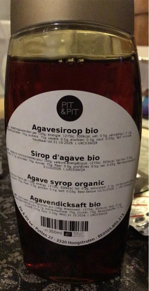 Sirop d’agave