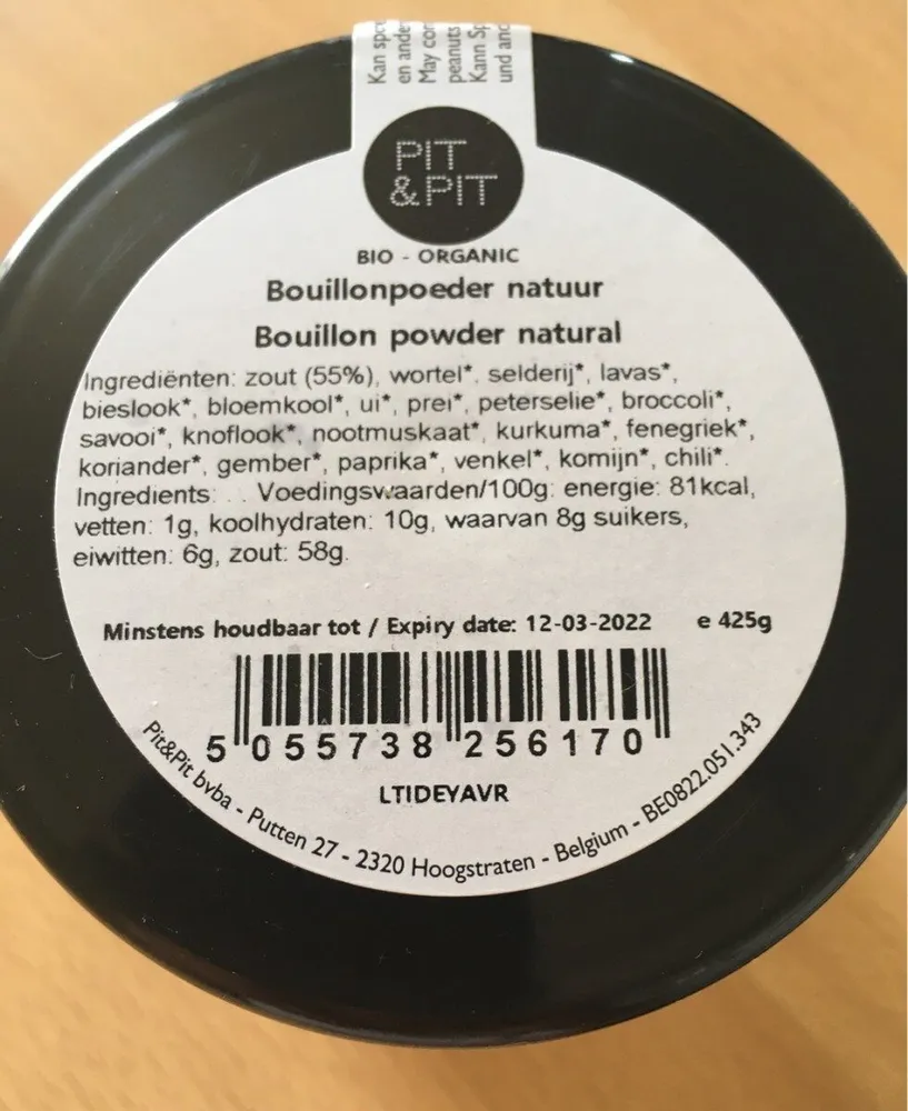 Bouillon powder natural
