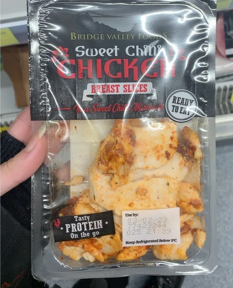 sweet chilli chicken breast slices