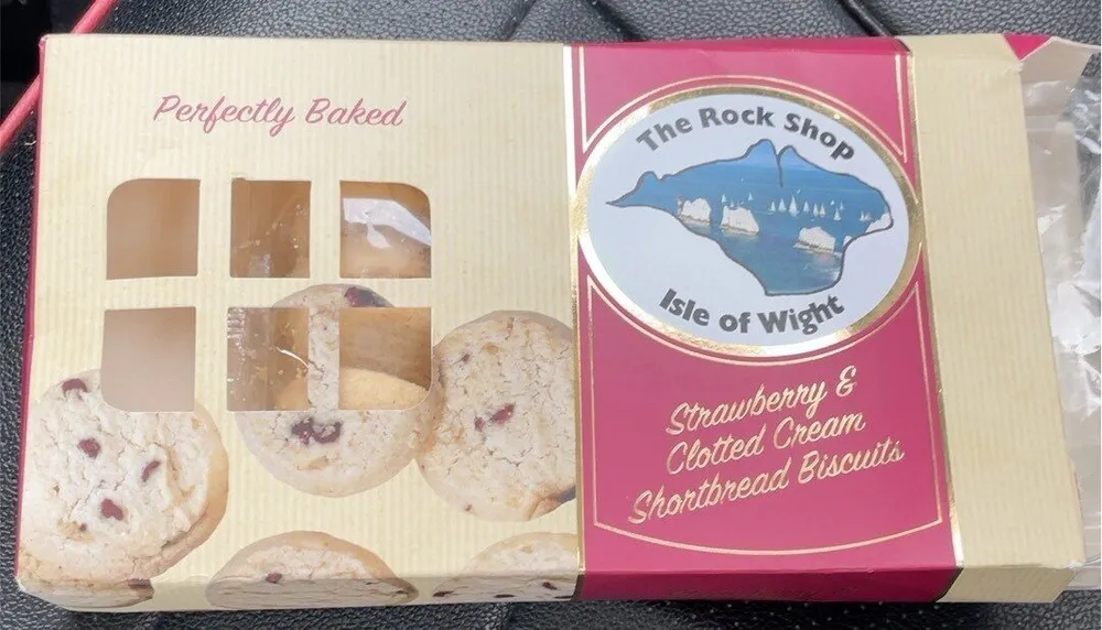 Strawberry and clotted cream biscuits
