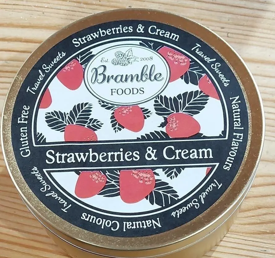 Strawberry and Cream Hard Sweets