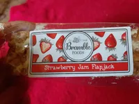 strawberry jam flapjack