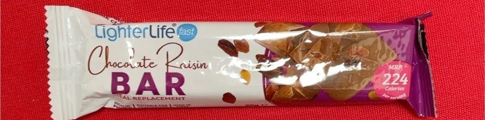 Chocolate raisin bar
