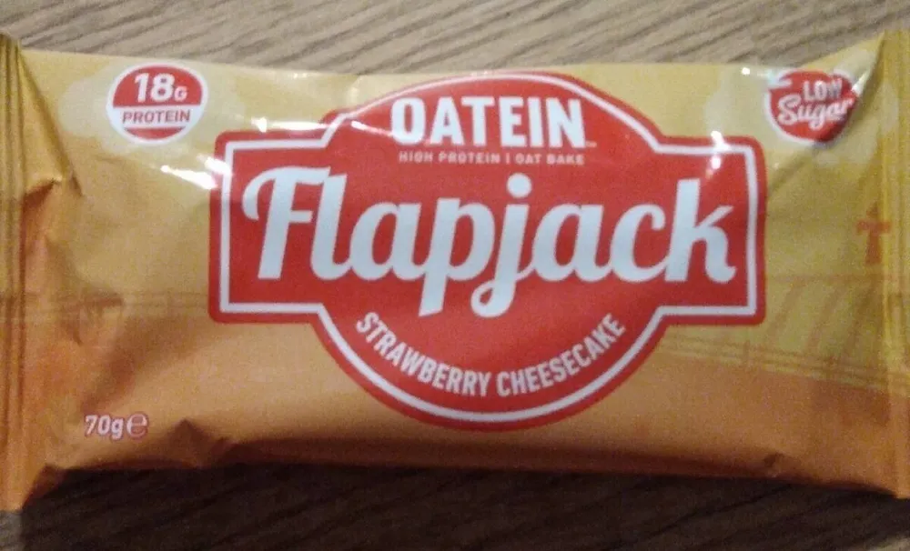 Flapjack strawberry cheescake