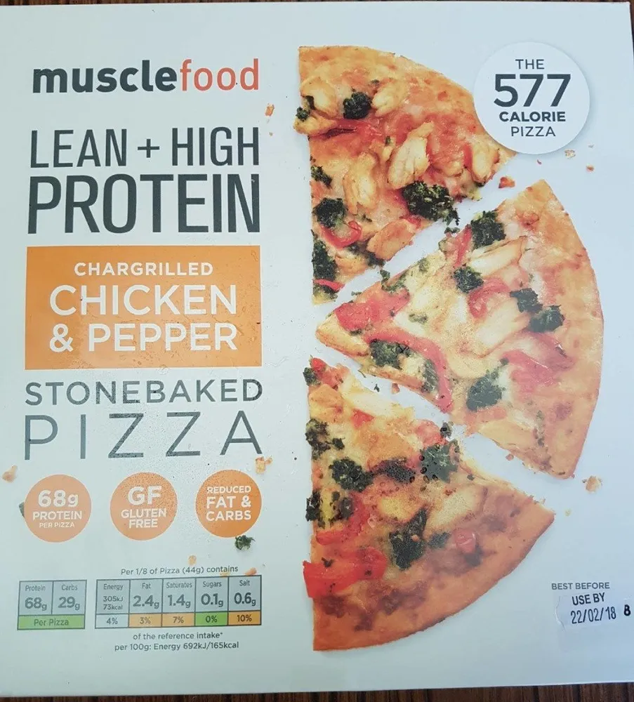 Chargrilled chicken & pepper stonebaked pizza