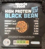 High Protein Black Bean