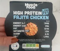 Muscle food chicken fajita