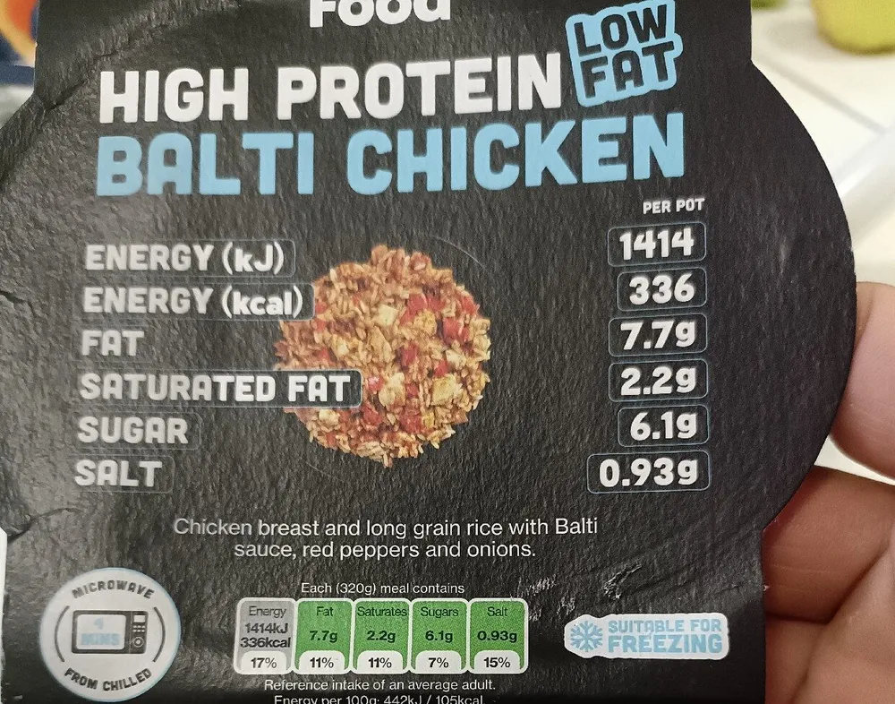 High Protein Balti Chicken
