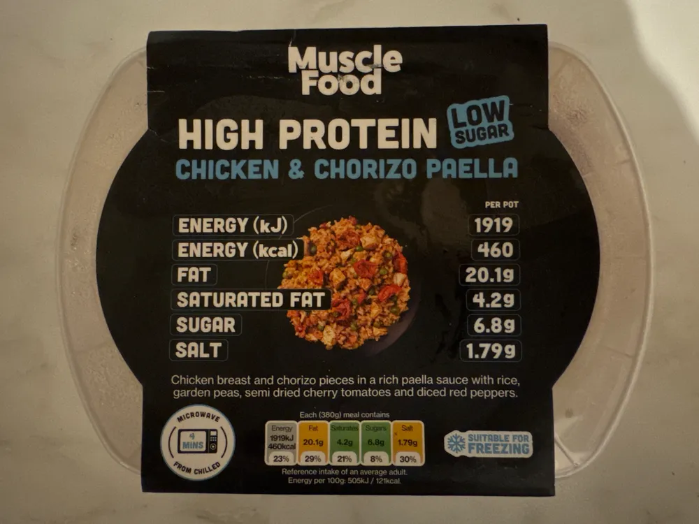 High Protein Chicken & Chorizo Paella