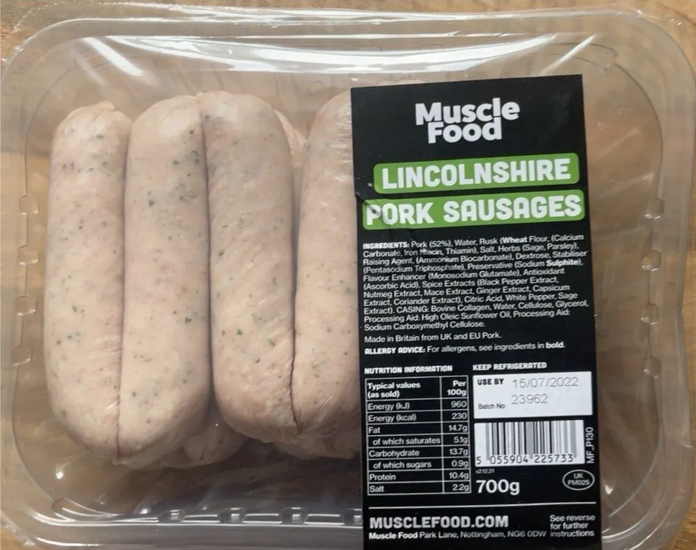 Lincolnshire sausages