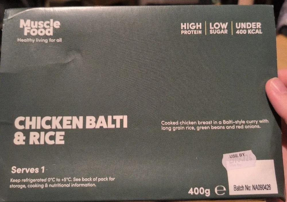 Chicken Balti & Rice