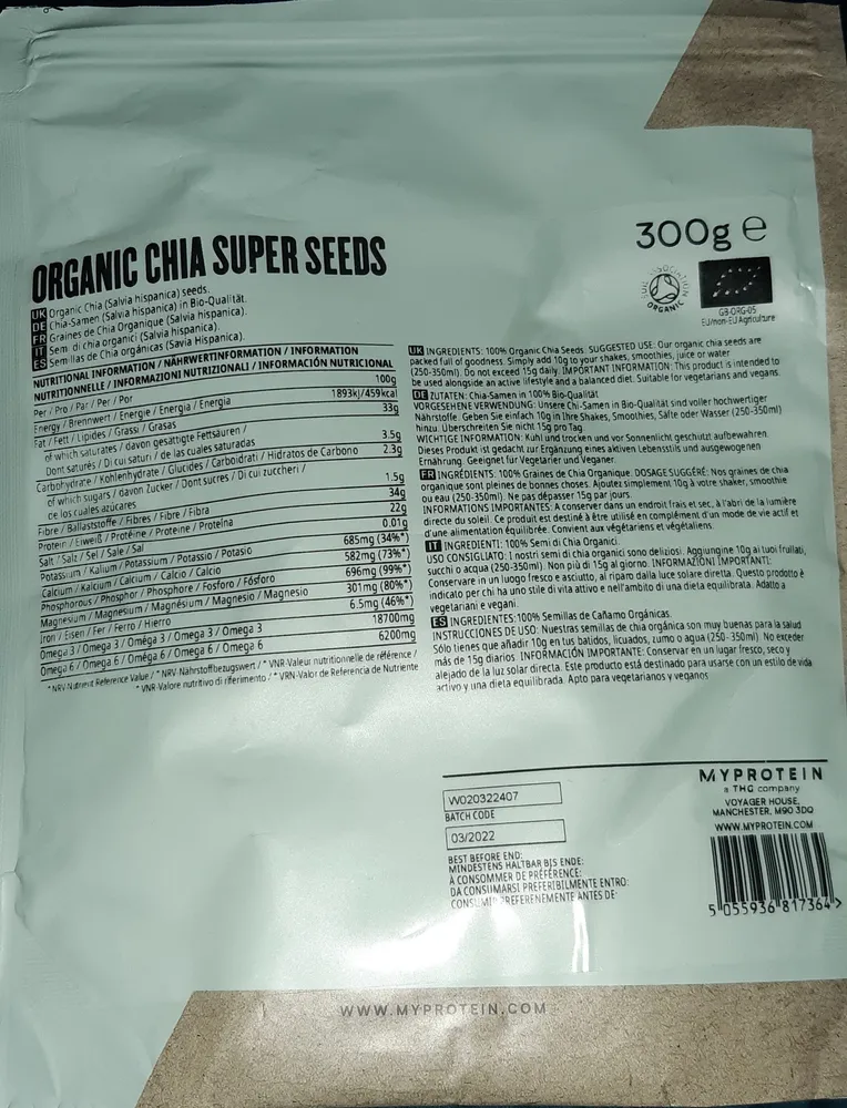 Organic Chia Seeds