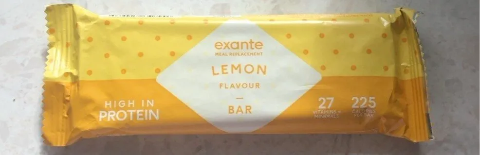 lemon flavour meal replace bar