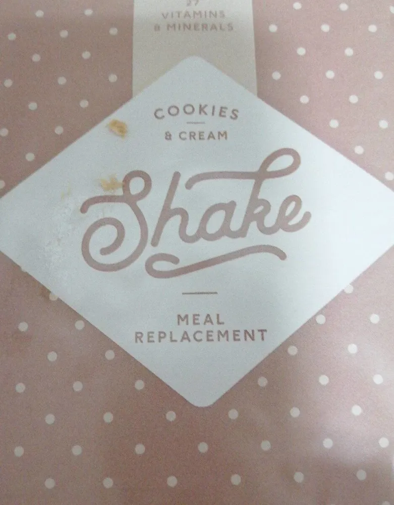 Meal replacement shake cookies & cream