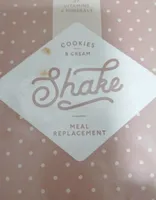 Meal replacement shake cookies & cream