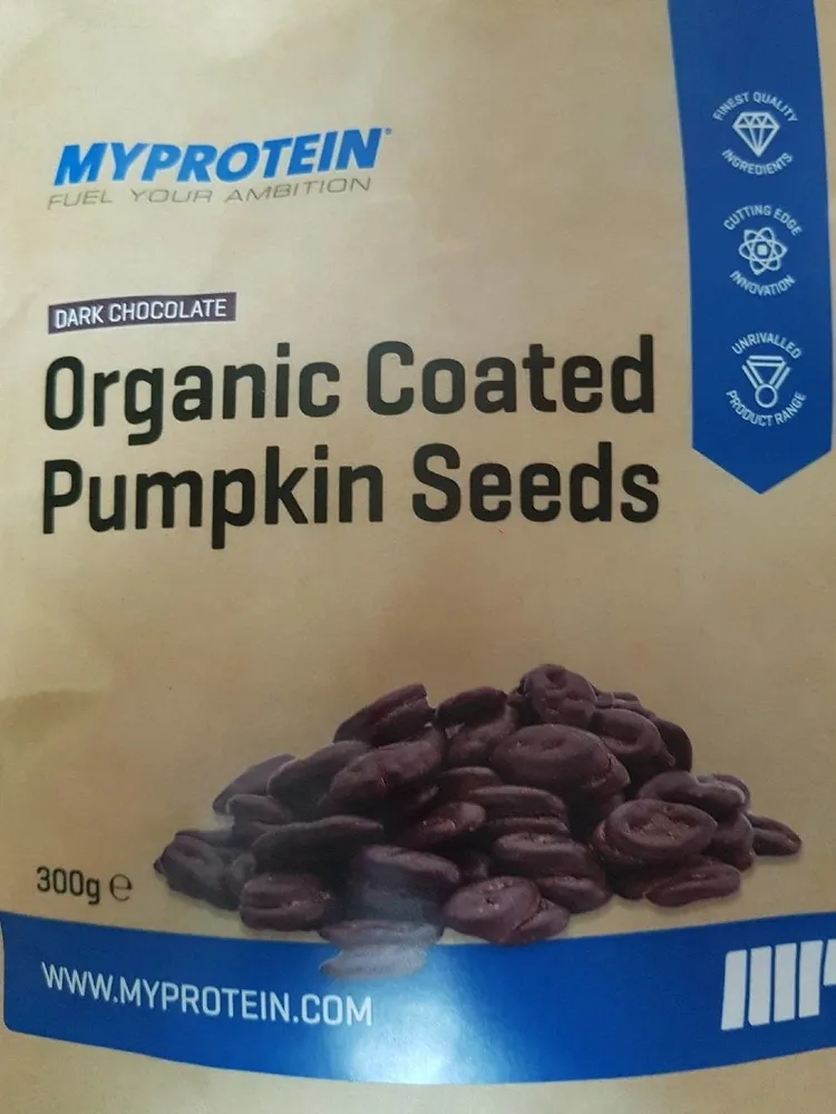 Organic coated pumpkin seeds