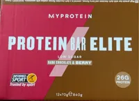 Barre Protéinée Elite Chocolat noir & Baie