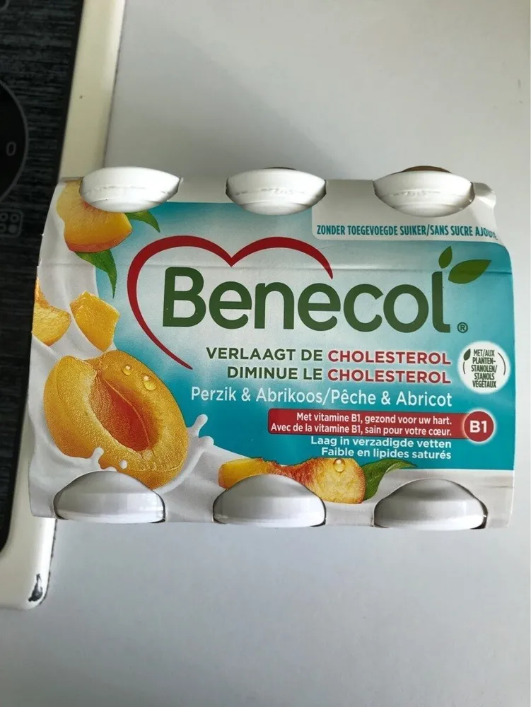 Benecol pêche et abricot sans sucre ajouté